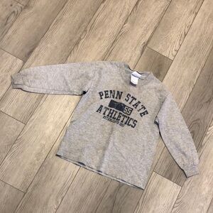 Gray Penn State Athletics Boys size small S Long Sleeve in good used condition